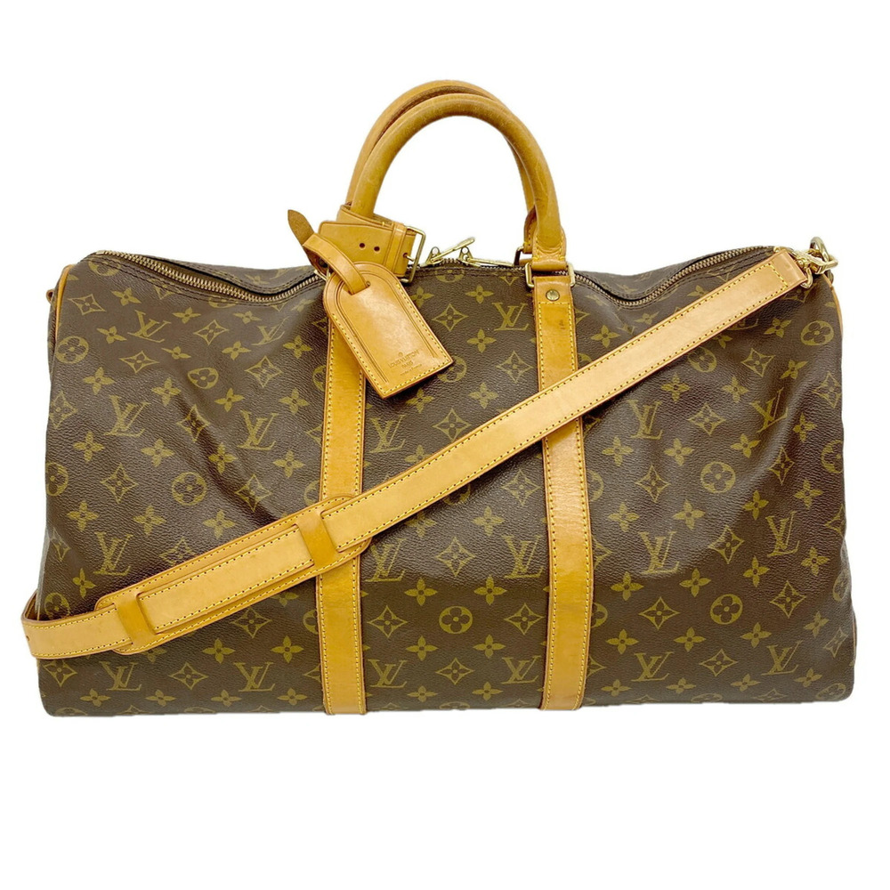 Louis Vuitton Bags - Boston Monogram Keepall Bandoulière 50 M41416 Brown Men'...